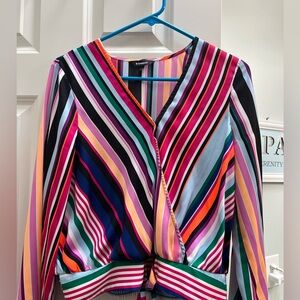 Colorful stripes blouse